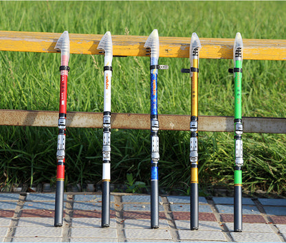 Factory sales contraction section raft Rod telescopic soft tail small rock rod rock fishing rod 1.8 meters 2.1 meters 2.4 meters 2.7