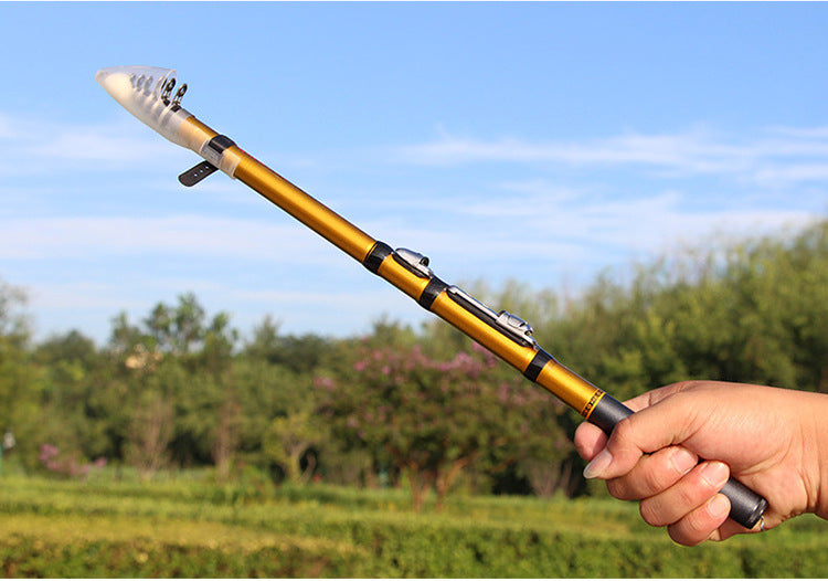 Factory sales contraction section raft Rod telescopic soft tail small rock rod rock fishing rod 1.8 meters 2.1 meters 2.4 meters 2.7