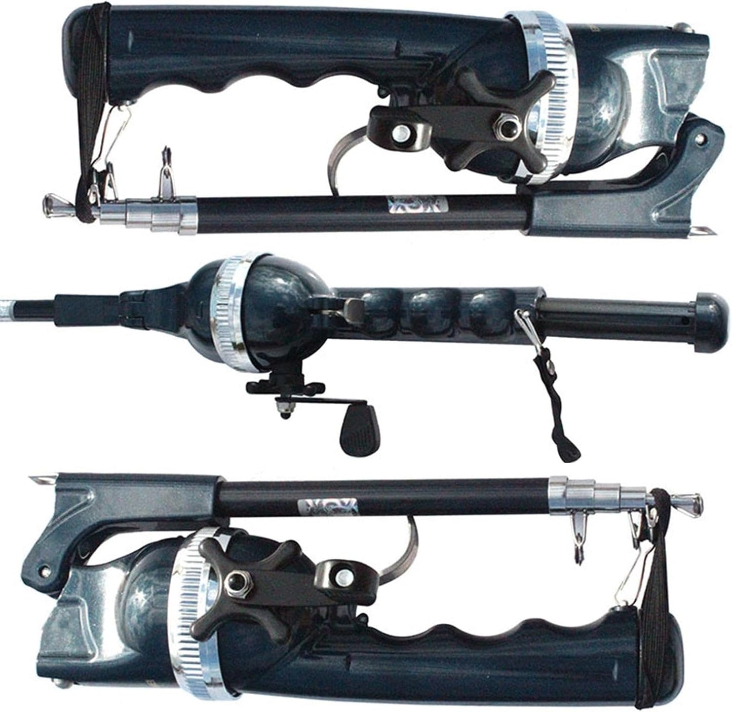 Portable Folding Fishing Rod Telescopic Stainless Steel - Built-in Fishing Reel 80m Line Travel Portable Lure