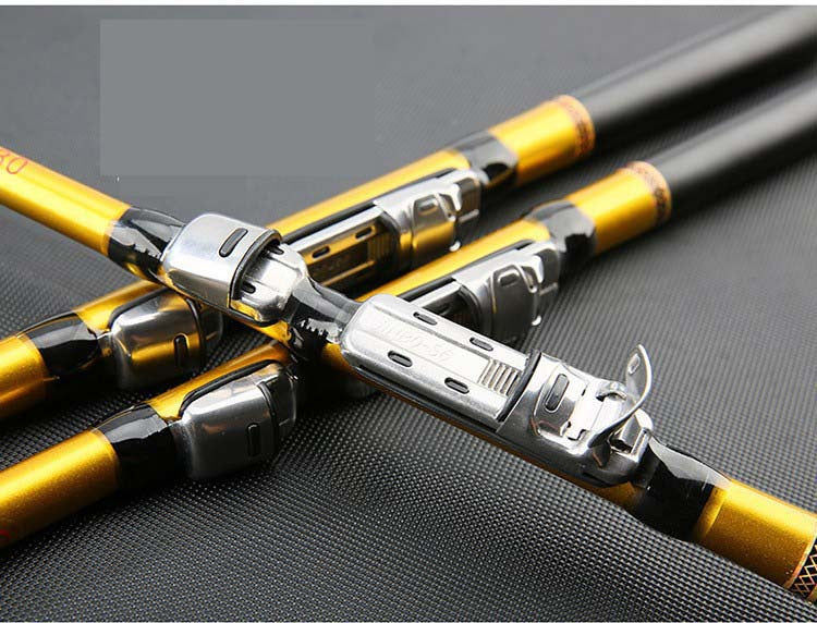 Factory sales contraction section raft Rod telescopic soft tail small rock rod rock fishing rod 1.8 meters 2.1 meters 2.4 meters 2.7
