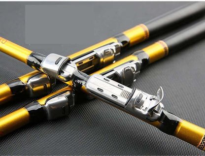 Factory sales contraction section raft Rod telescopic soft tail small rock rod rock fishing rod 1.8 meters 2.1 meters 2.4 meters 2.7
