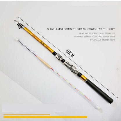 Factory sales contraction section raft Rod telescopic soft tail small rock rod rock fishing rod 1.8 meters 2.1 meters 2.4 meters 2.7