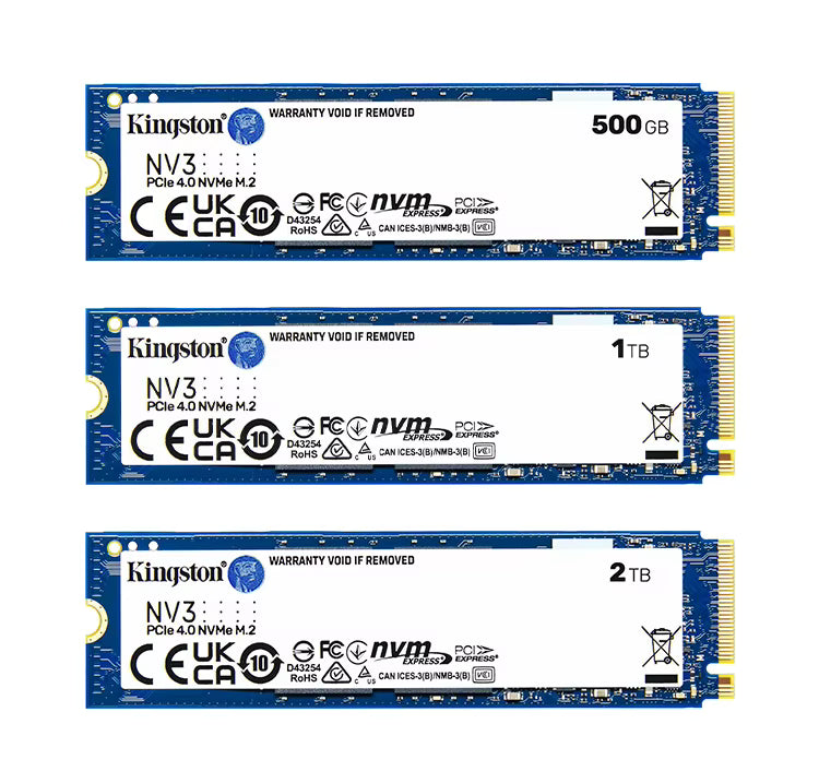 Kingston KC3000 NV2 1T 2T Solid State Drive 500G M.2 NVMe Laptop Hard Drive