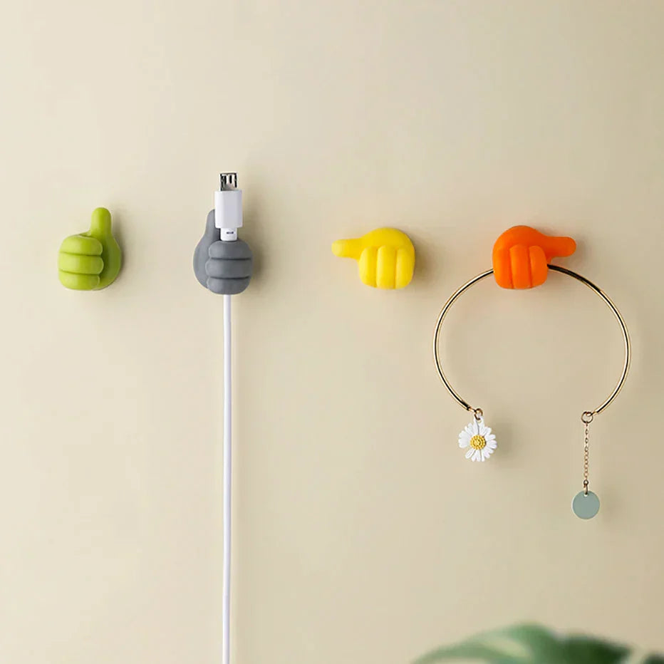 Organizer Hand Support for Cables and Wires