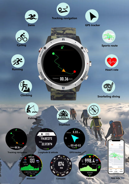 GPS Positioning Smart Watch Bluetooth Sports Bracelet